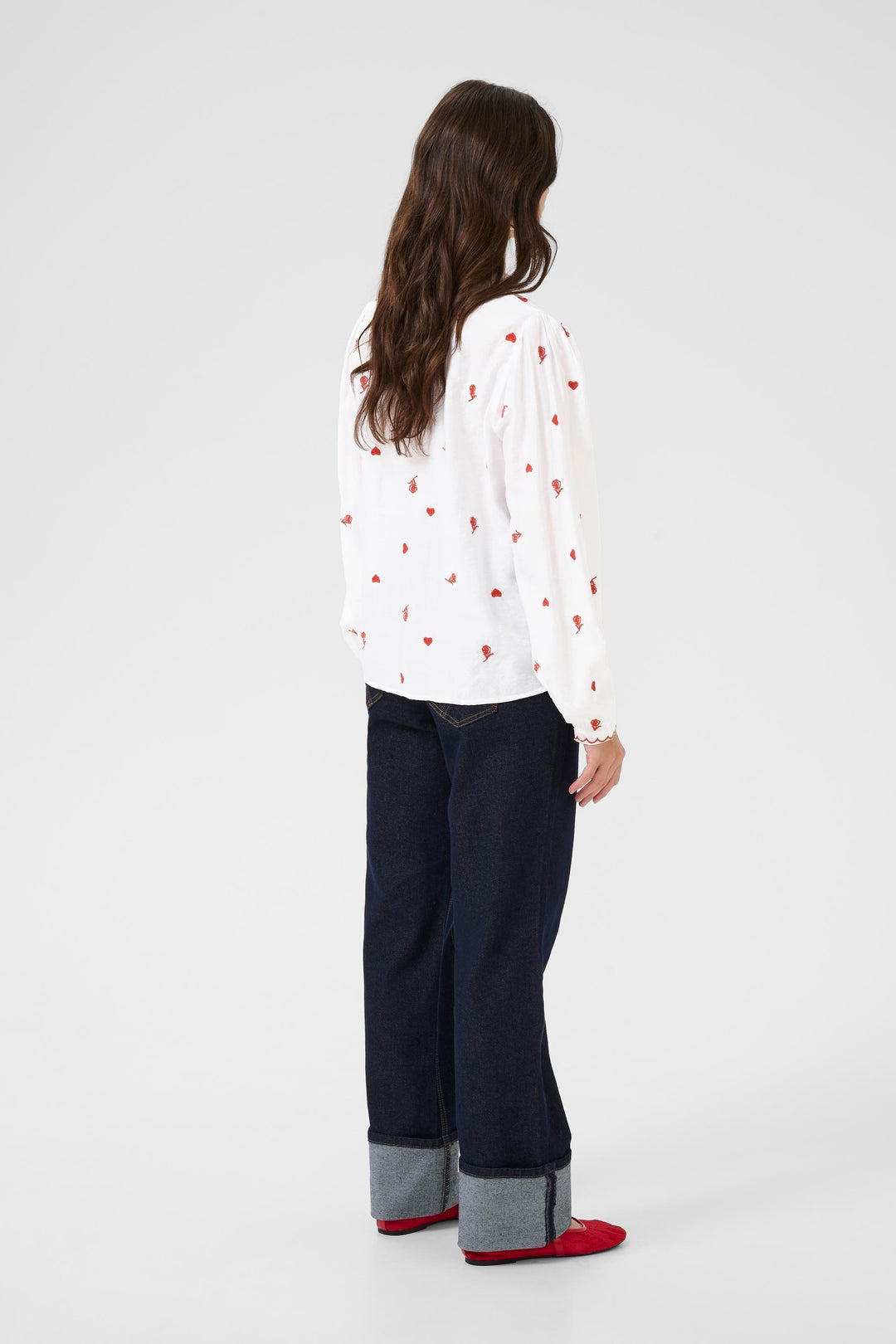 Blouse à broderies délicates Jeanne