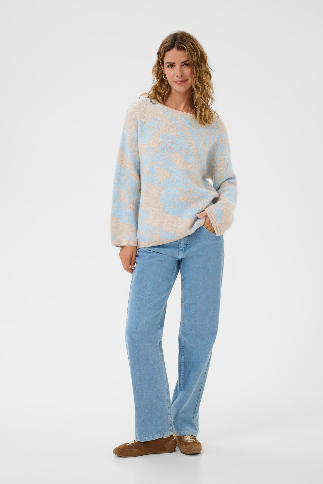 Chandail doux à coupe décontractée Temikka