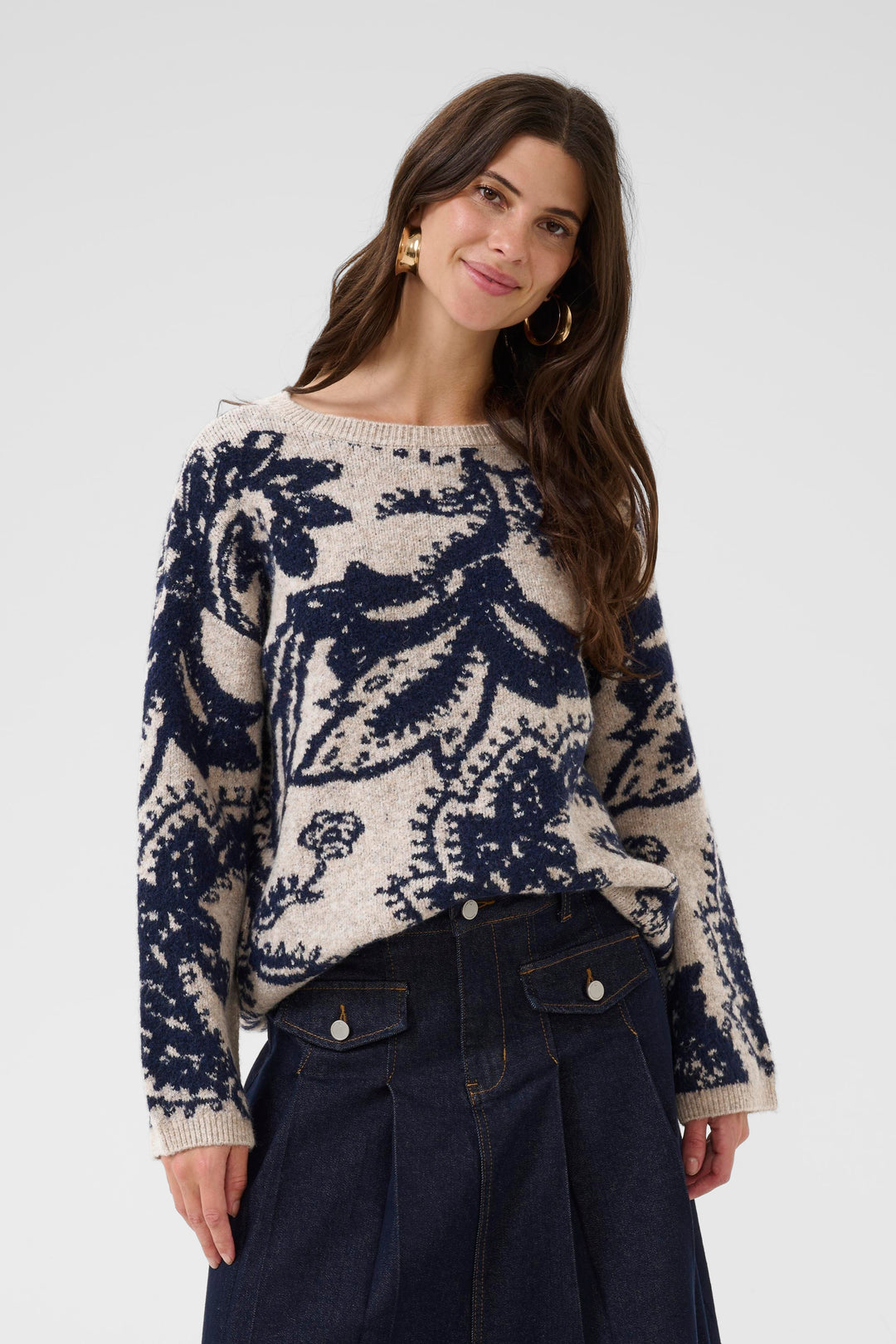 Chandail doux à coupe décontractée Temikka