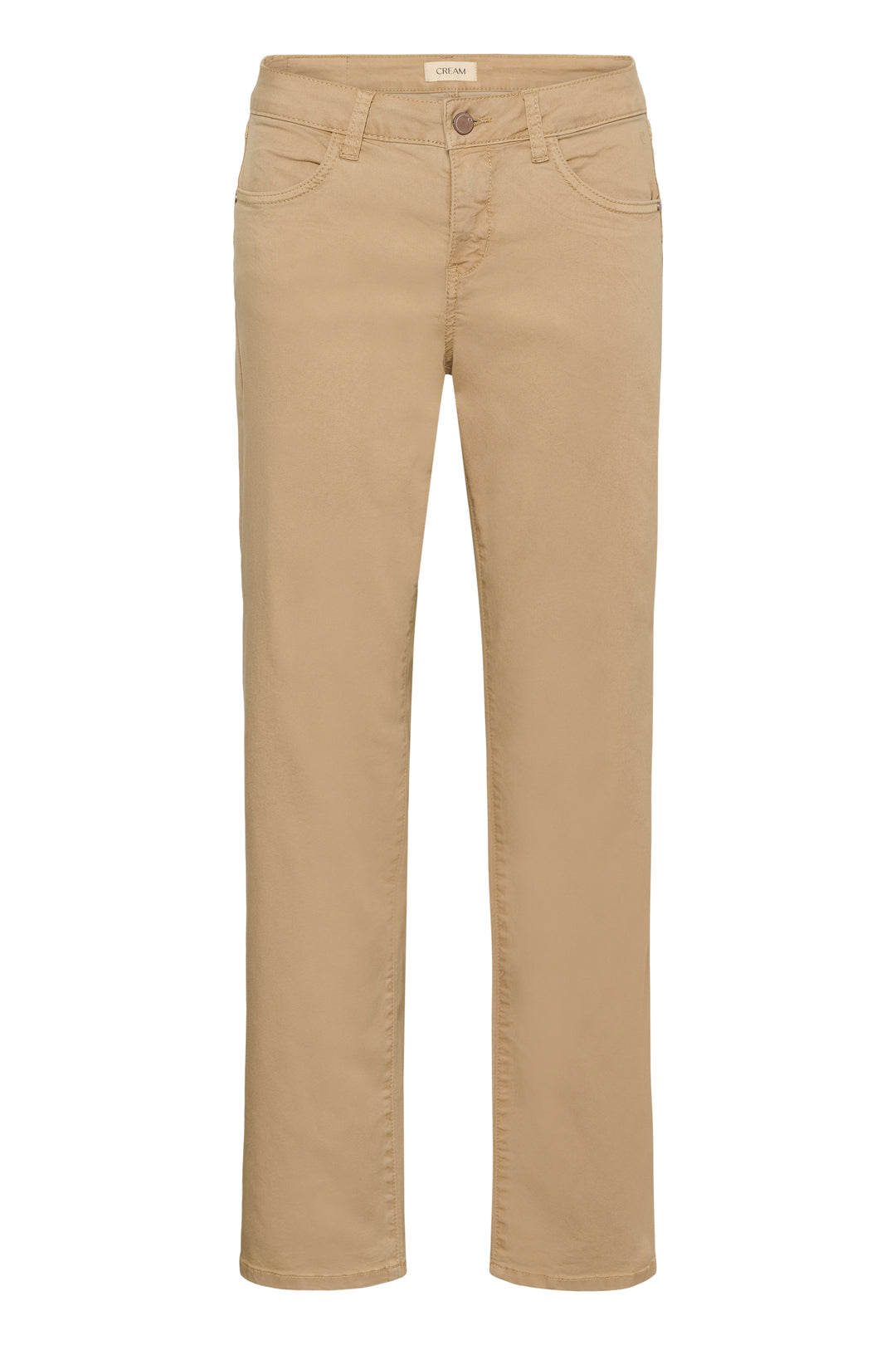 Pantalon taille mi-haute en coton extensible Sophia - Coupe classique Coco Fit