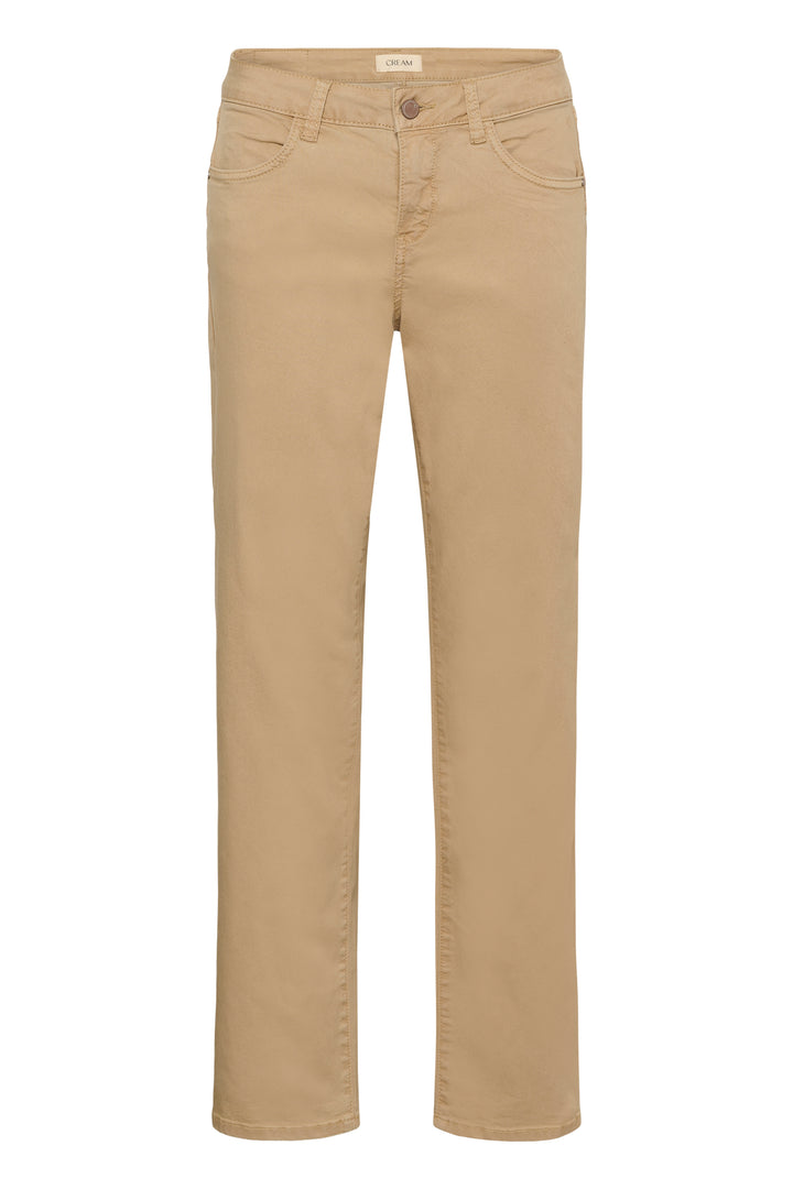 Pantalon taille mi-haute en coton extensible Sophia - Coupe classique Coco Fit