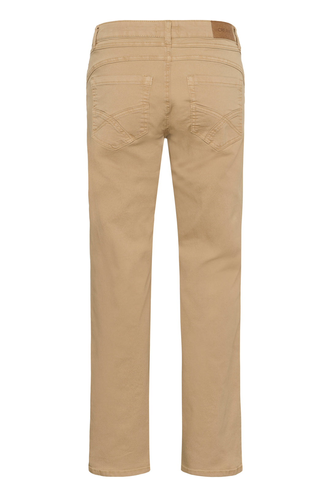 Pantalon taille mi-haute en coton extensible Sophia - Coupe classique Coco Fit