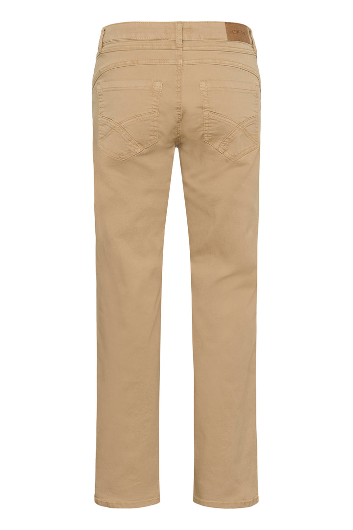 Pantalon taille mi-haute en coton extensible Sophia - Coupe classique Coco Fit