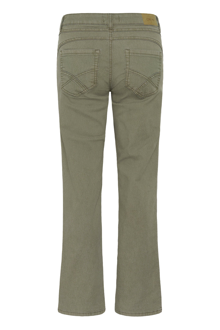 Pantalon taille mi-haute en coton extensible Sophia - Coupe classique Coco Fit