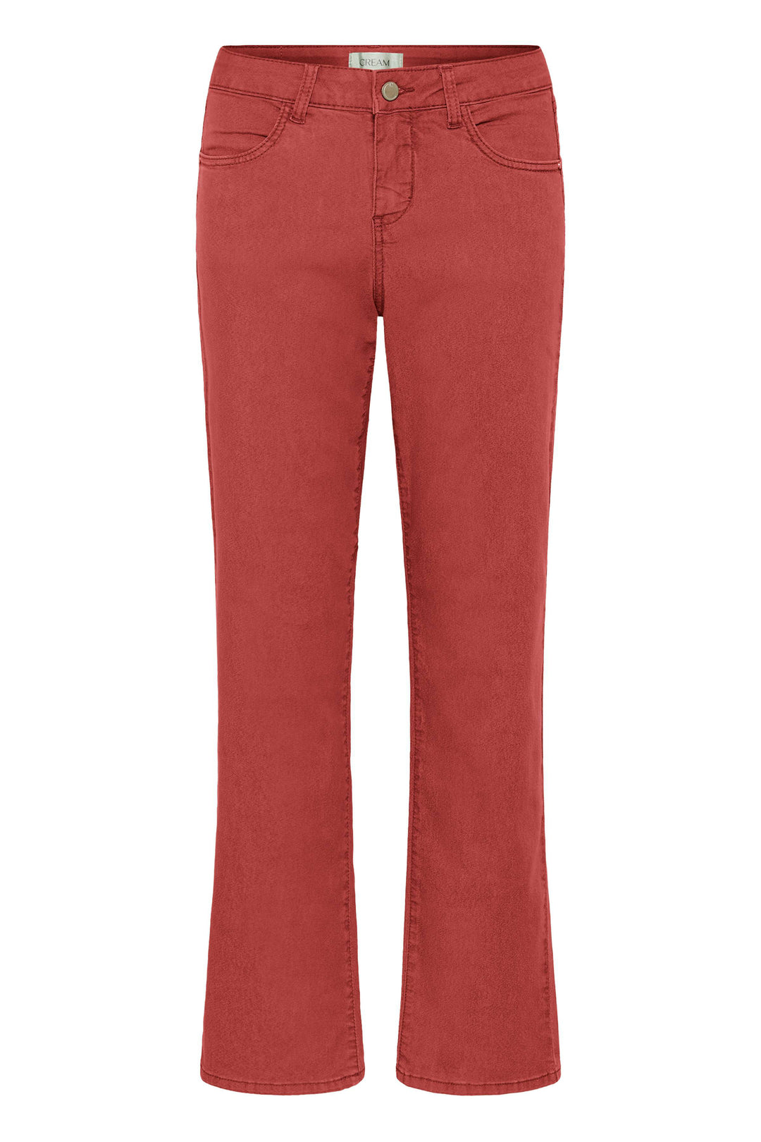 Pantalon taille mi-haute en coton extensible Sophia - Coupe classique Coco Fit