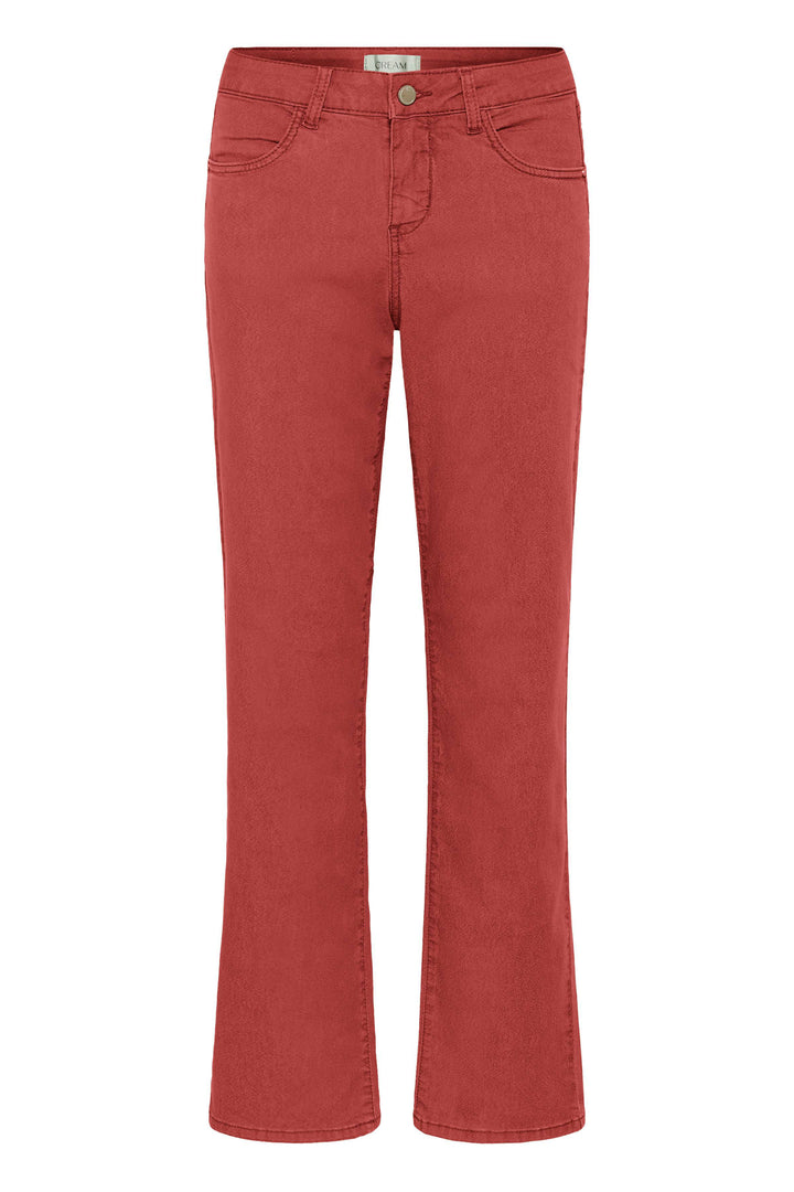 Pantalon taille mi-haute en coton extensible Sophia - Coupe classique Coco Fit