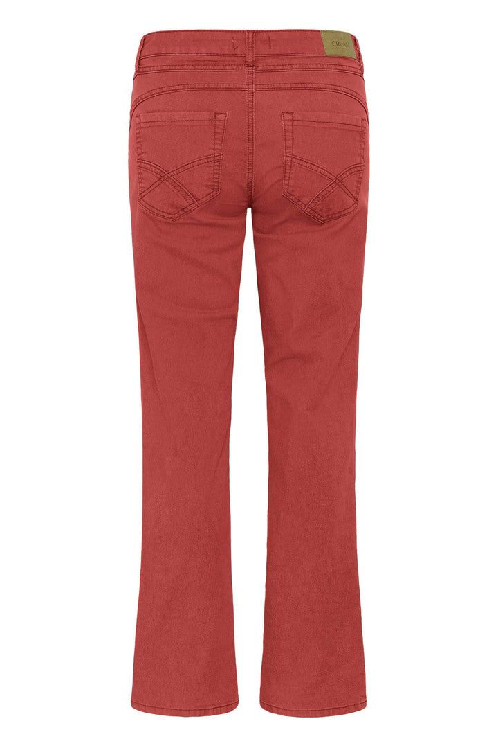 Pantalon taille mi-haute en coton extensible Sophia - Coupe classique Coco Fit