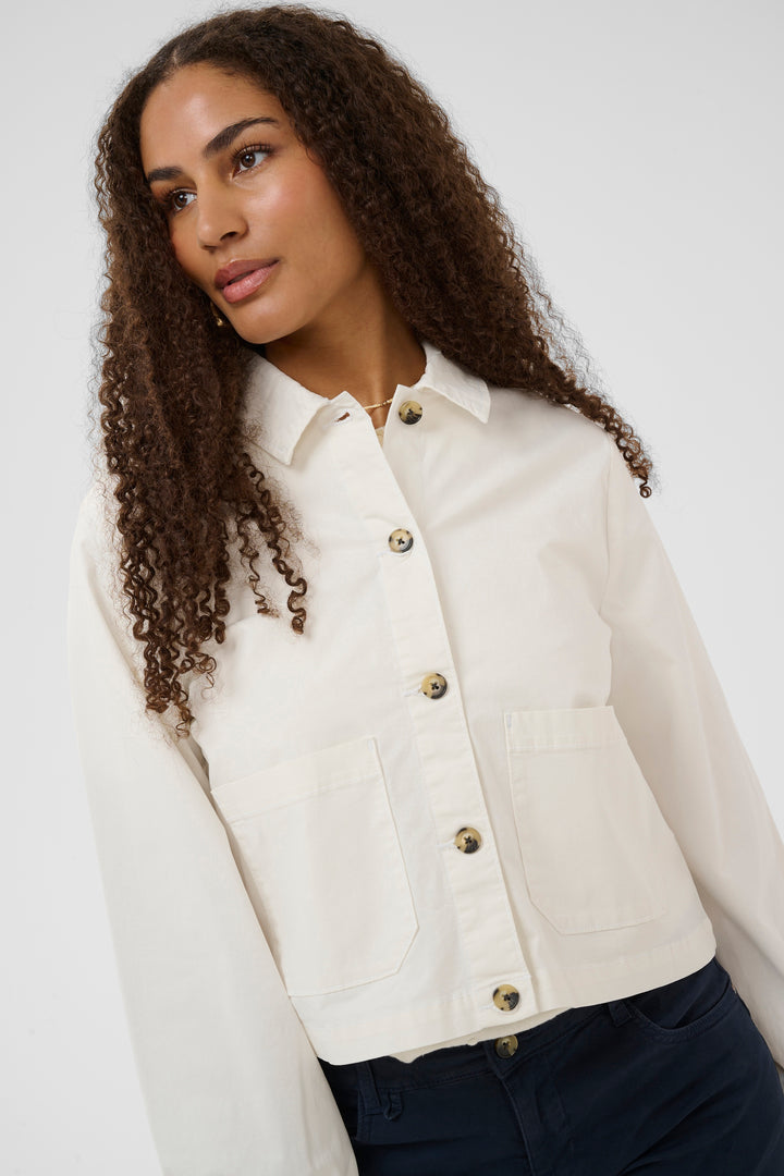 Veste décontractée Berta - Coton extensible et coupe droite