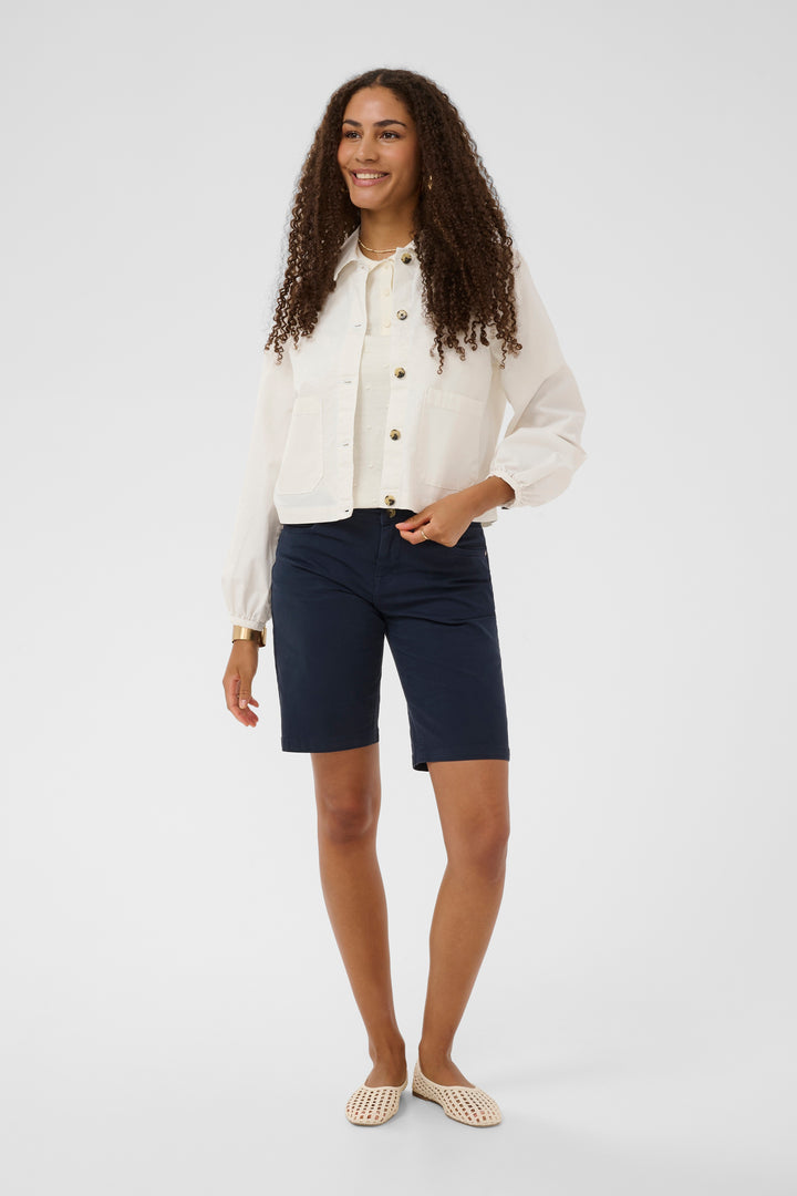 Veste décontractée Berta - Coton extensible et coupe droite