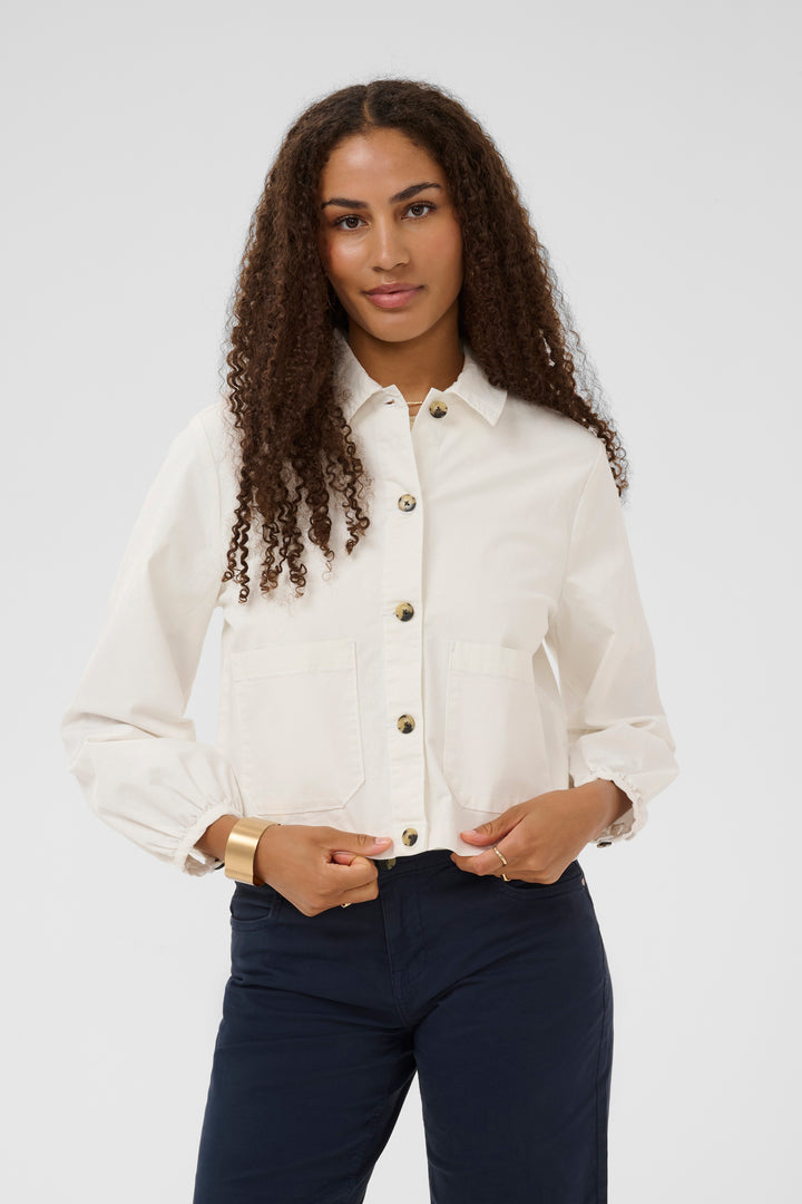 Veste décontractée Berta - Coton extensible et coupe droite