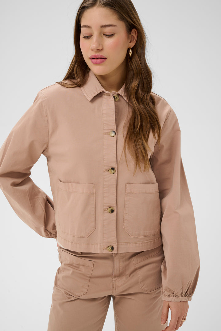 Veste décontractée Berta - Coton extensible et coupe droite