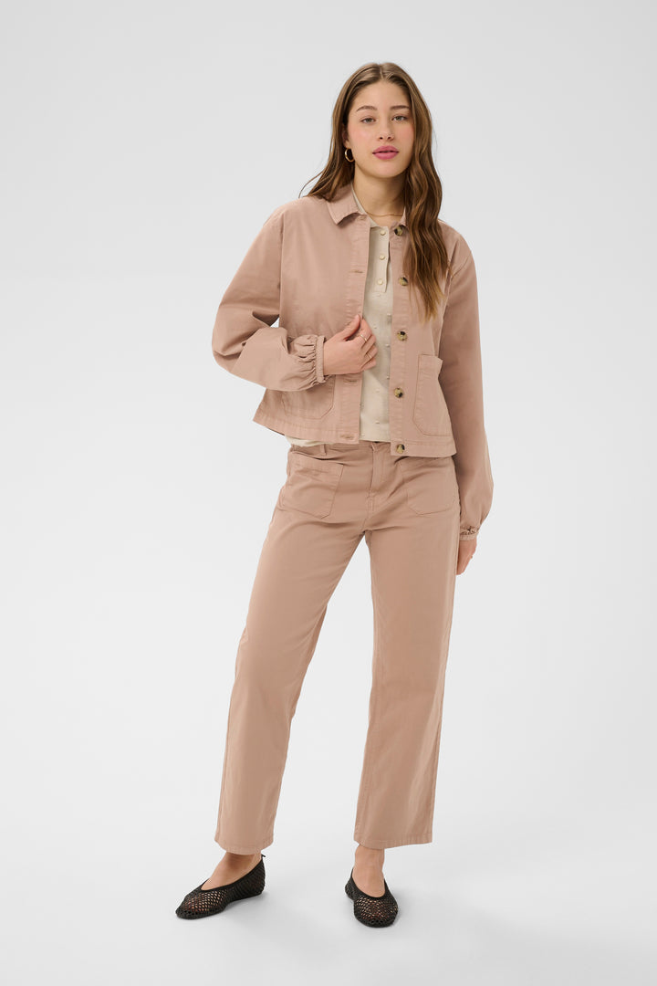 Veste décontractée Berta - Coton extensible et coupe droite