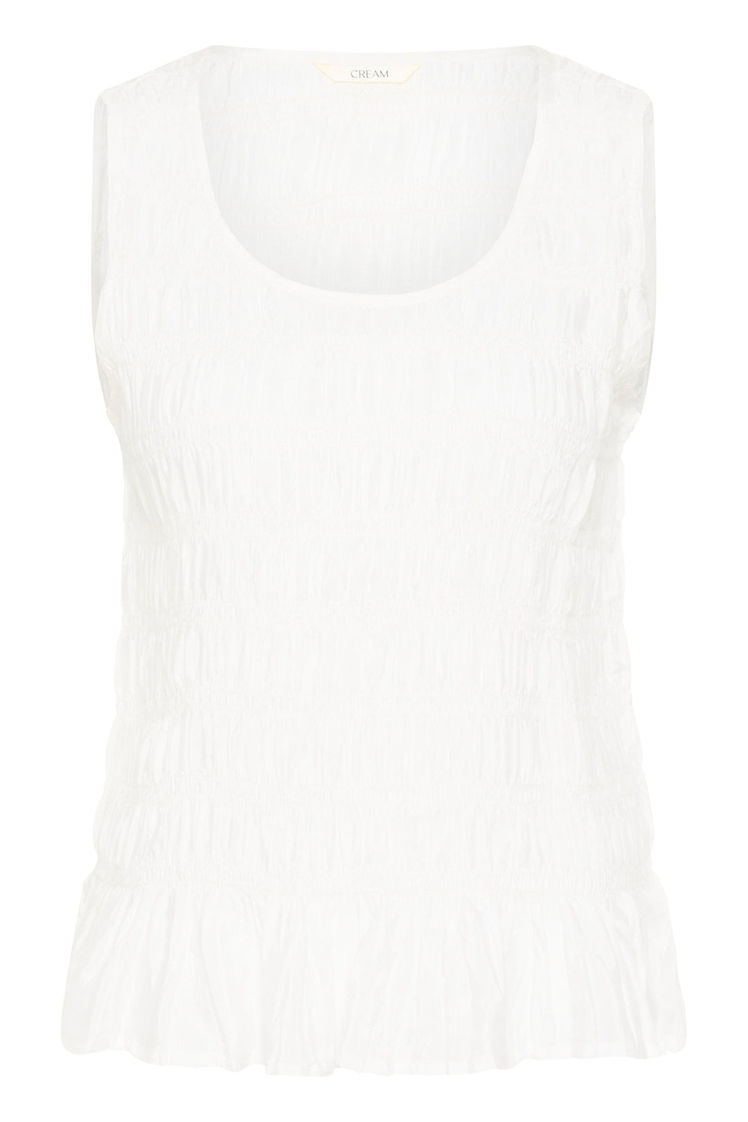 Blouse texturé sans manches Henva - Viscose LENZING™ ECOVERO™
