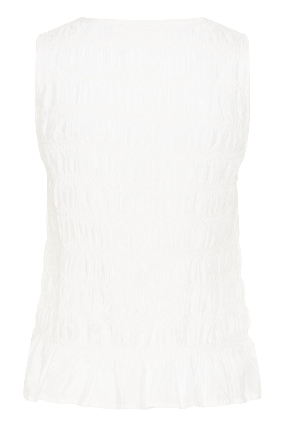 Blouse texturé sans manches Henva - Viscose LENZING™ ECOVERO™
