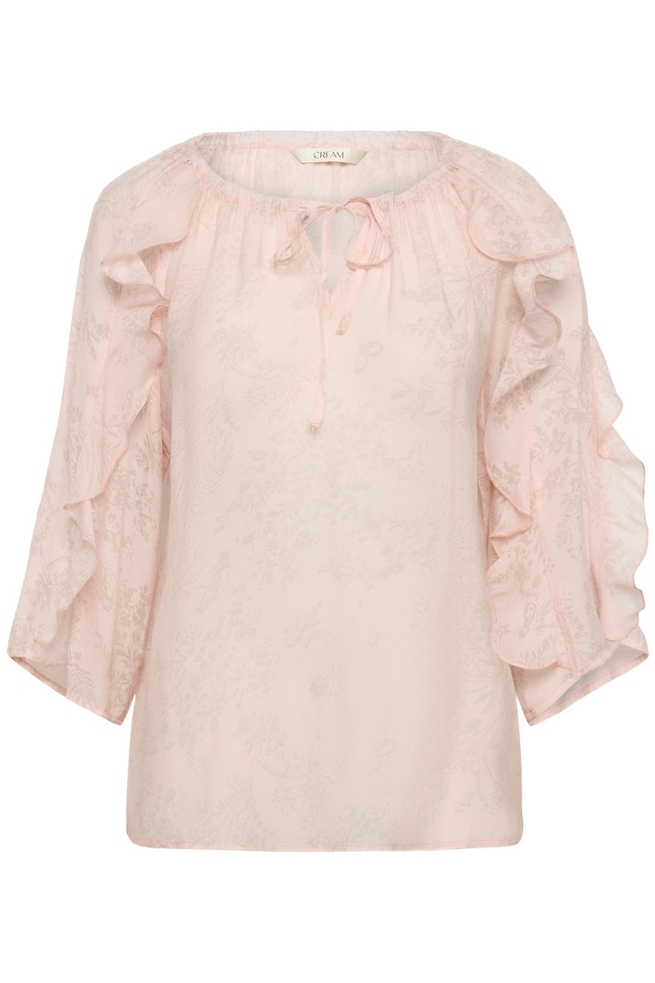 Blouse en viscose et lyocell Amy - Manches longues à volants