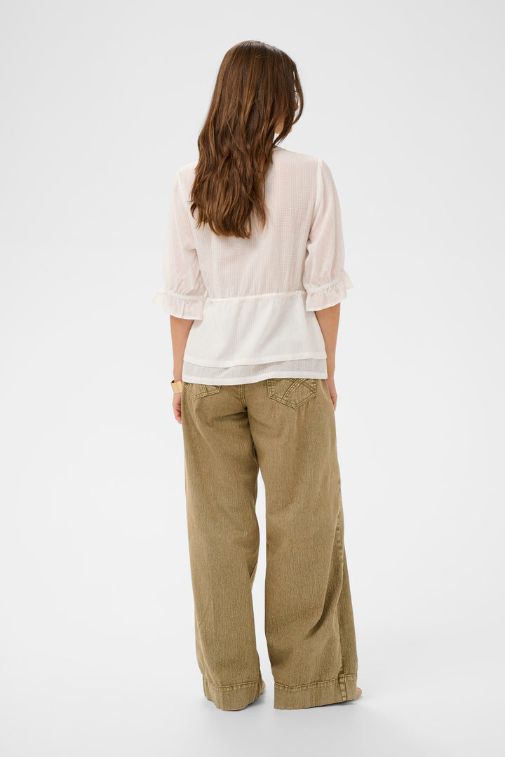 Blouse manches longues Almira - Détails ajustables