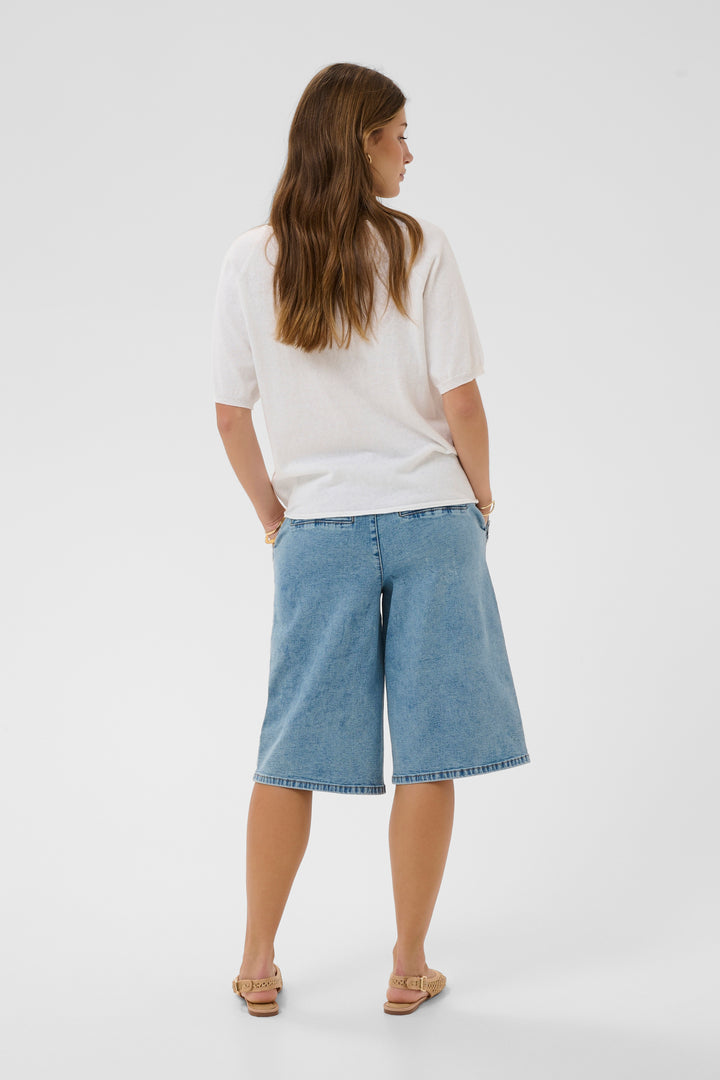 Pull tricoté à coupe ample Romane – Coton et lin