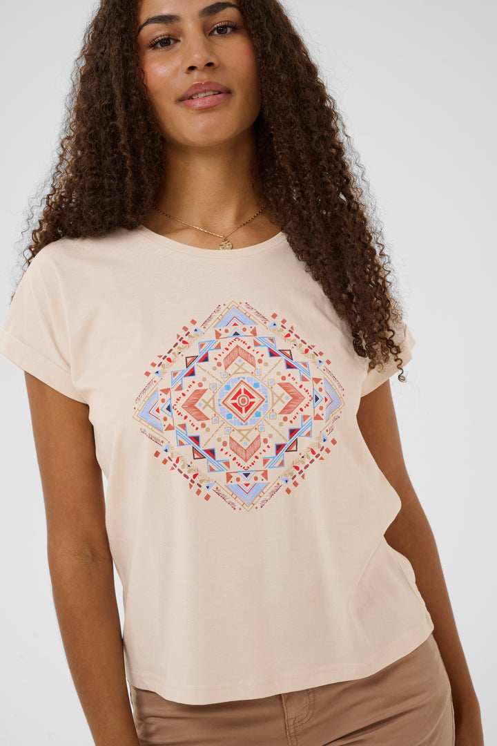 T-shirt en coton Wrikki - Motif aztèque