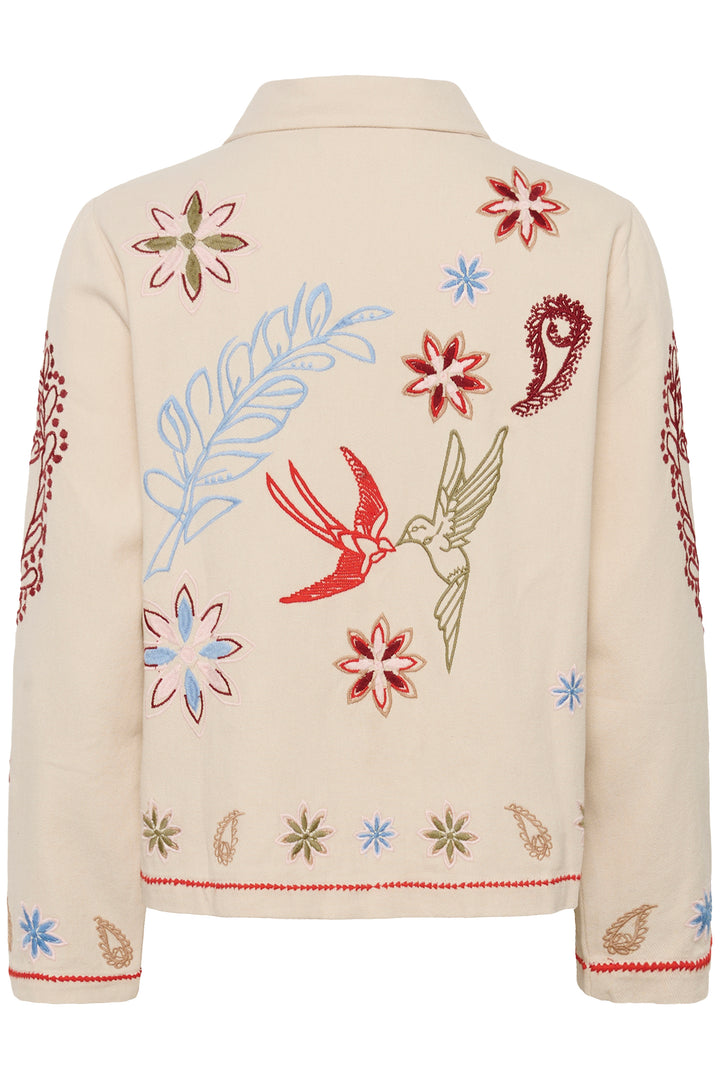 Veste brodée en coton Rosetta - Inspiration bohème