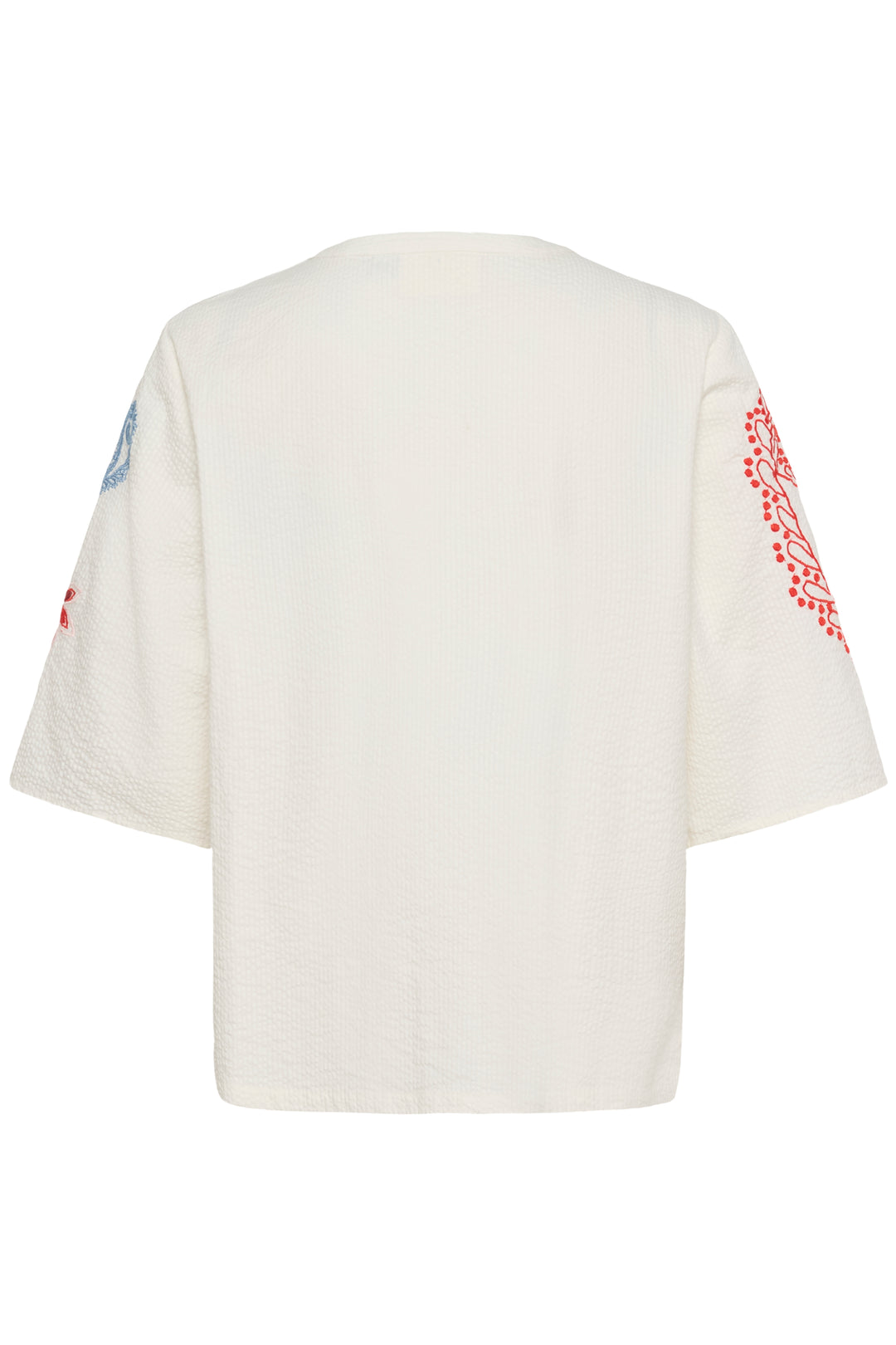 Blouse brodée en coton Rosetta - Détails artisanaux