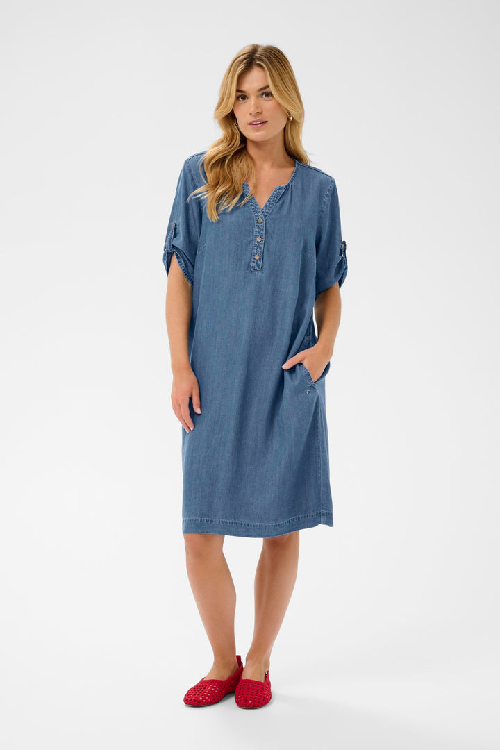 Robe droite en lyocell Molly - Coupe droite