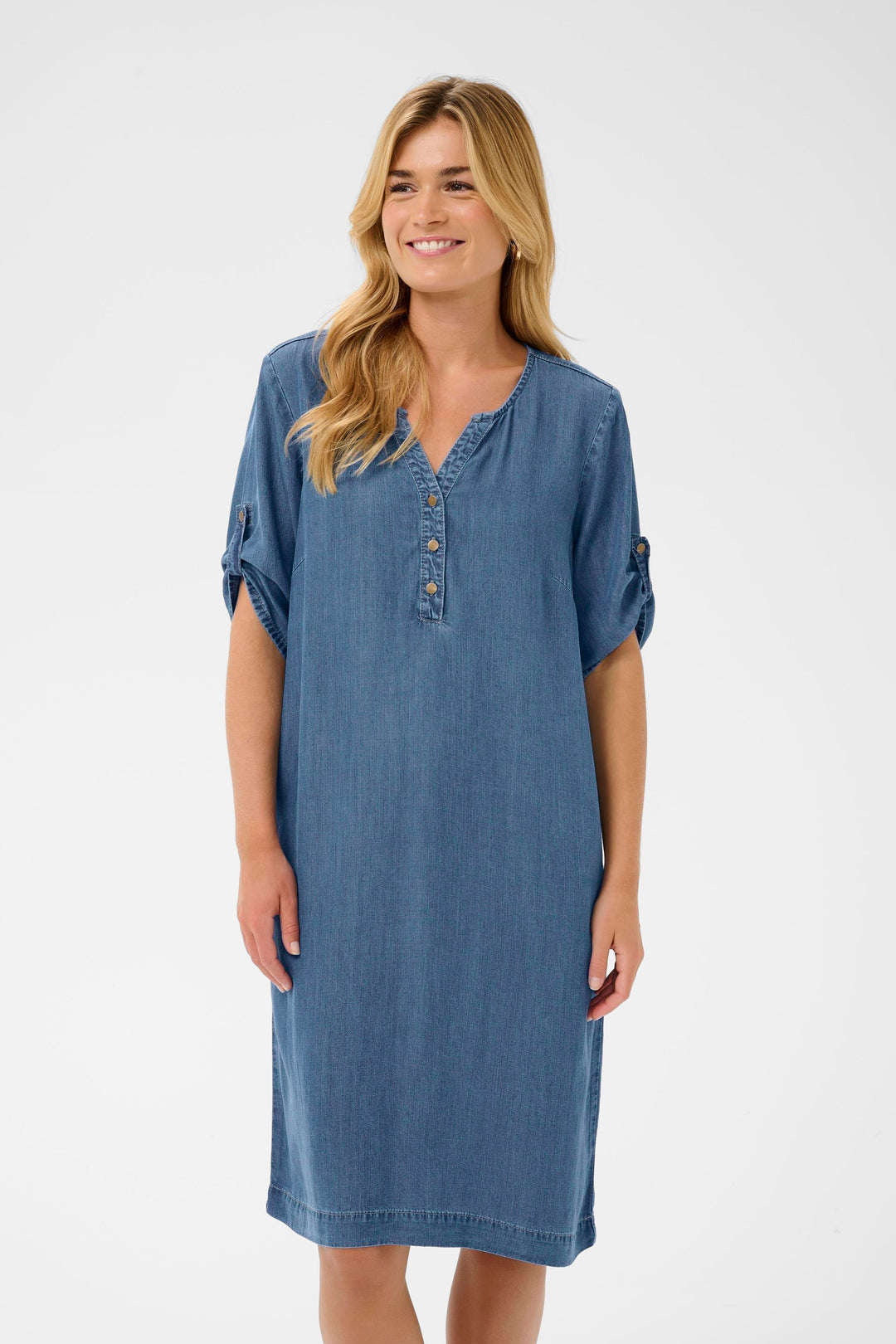 Robe droite en lyocell Molly - Coupe droite
