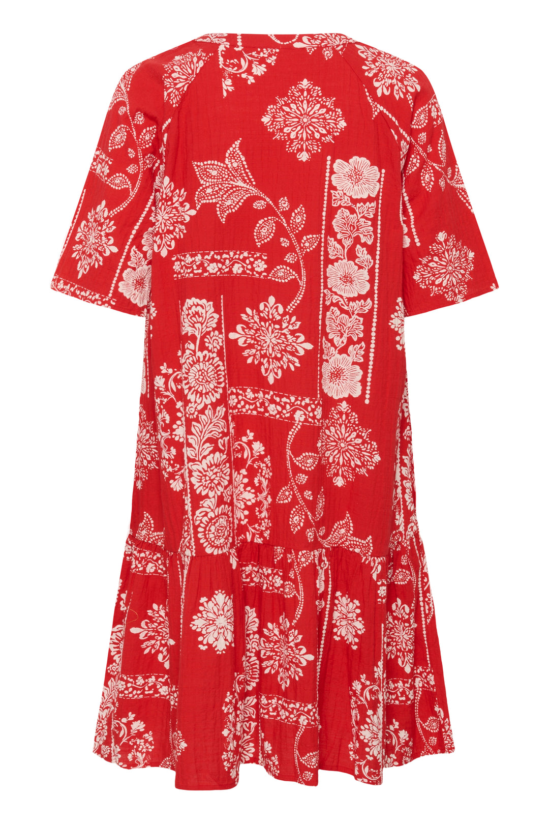 Gianna cotton print dress - Natural drape