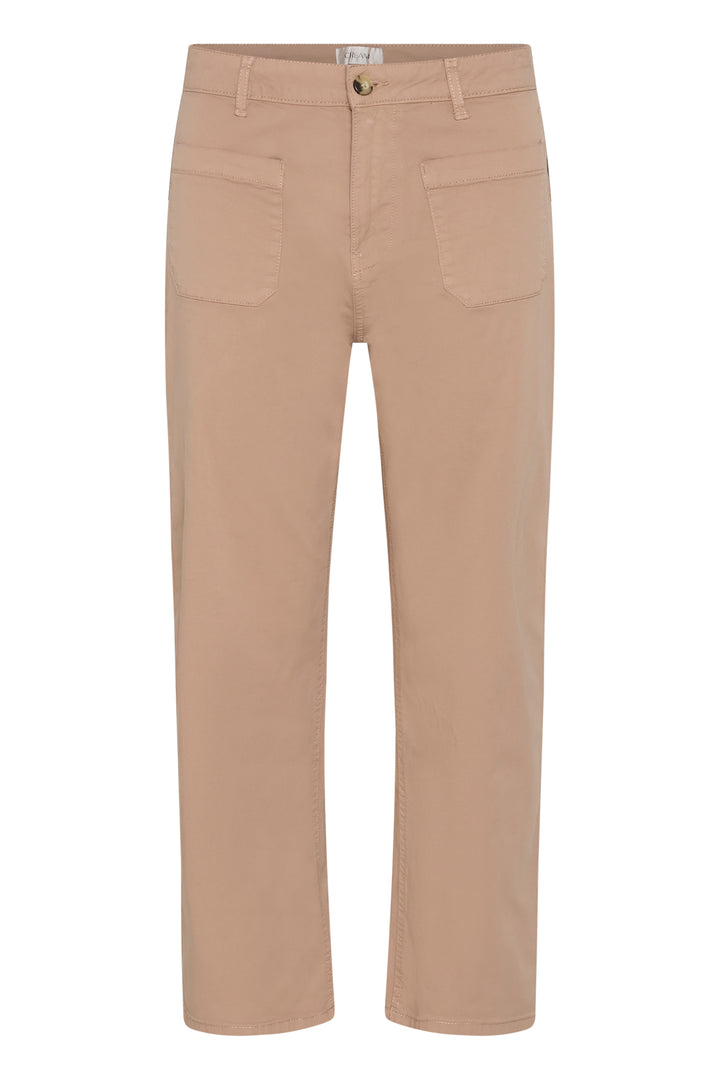 7/8 Berta Trousers - Audrey Fit - Stretch Cotton and High Waist