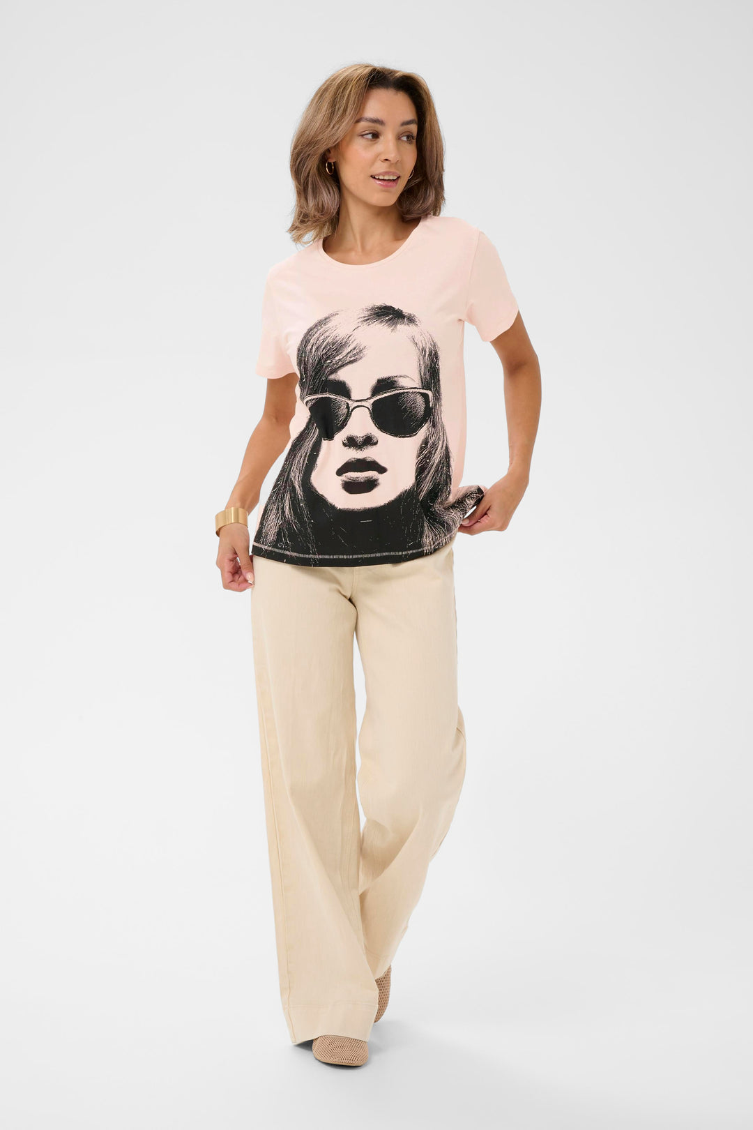 T-shirt en coton à imprimés Joliy - Modèles variés