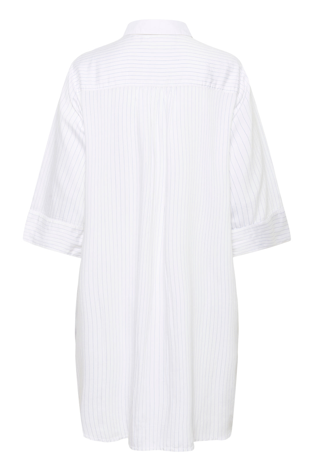 Silje striped shirt dress - Delicate print