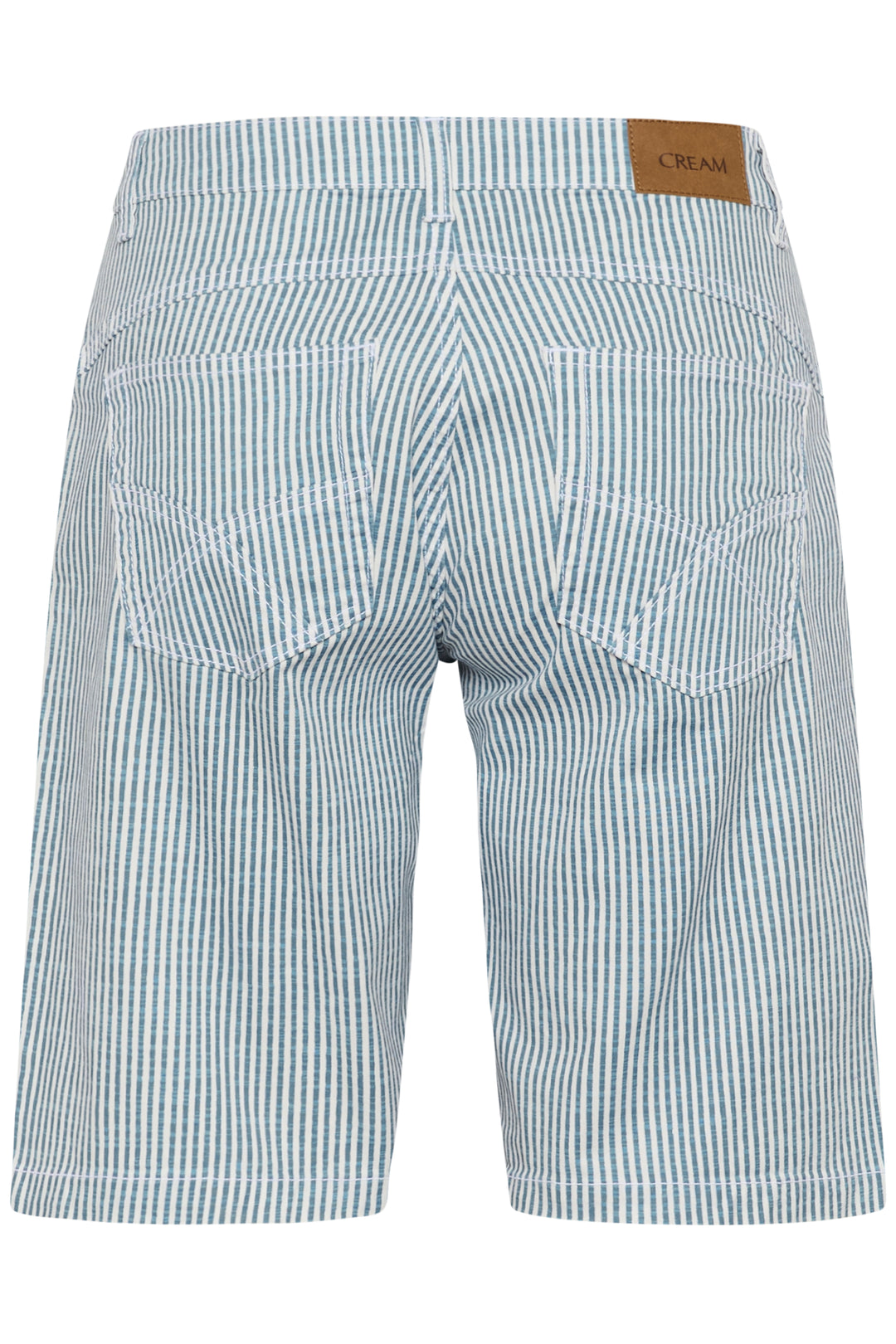 Short ajusté en coton extensible Berta - Coupe droite structurée CocoFit