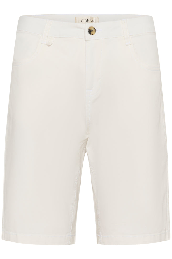 Short ajusté en coton extensible Berta - Coupe droite structurée CocoFit