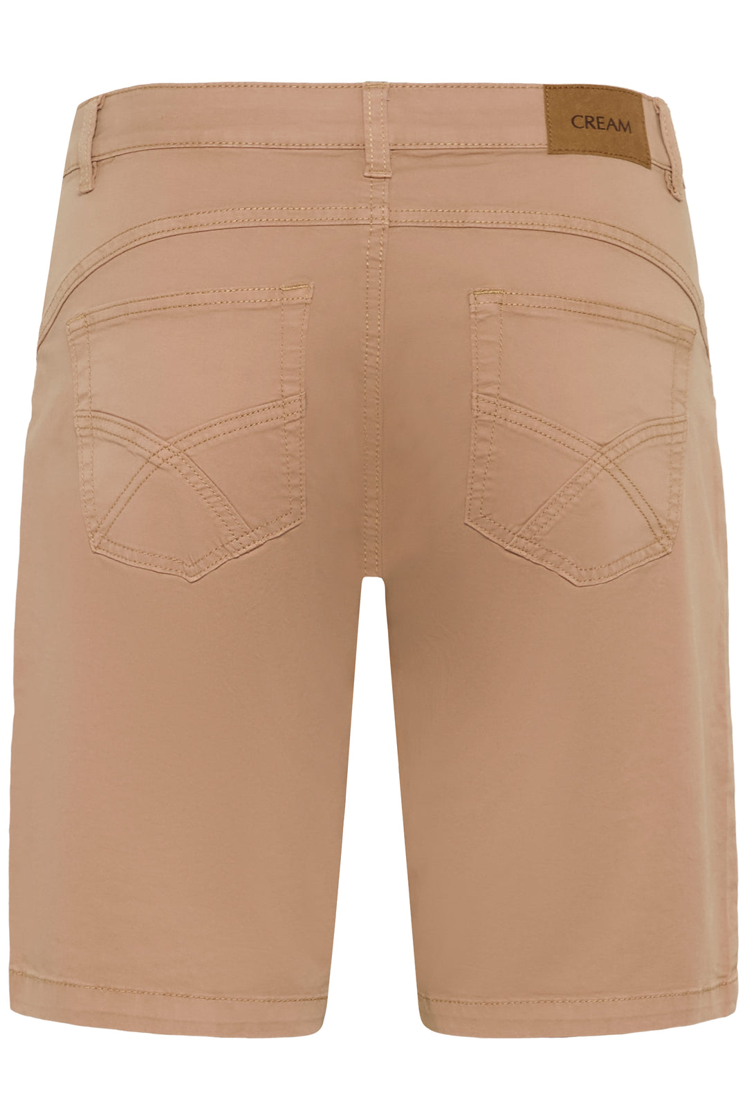 Short ajusté en coton extensible Berta - Coupe droite structurée CocoFit