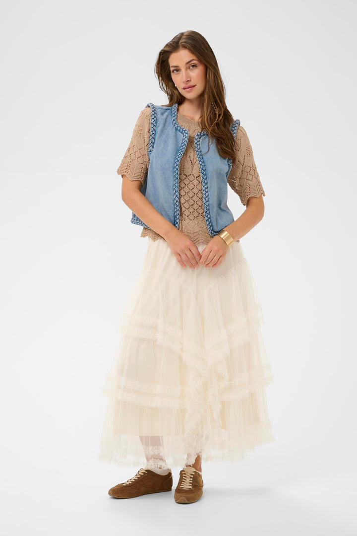 Veste sans manches Rina - Denim extensible