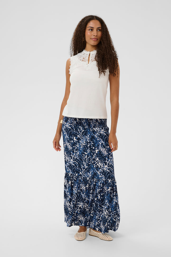 Blouse sans manches Suny - Broderie au col