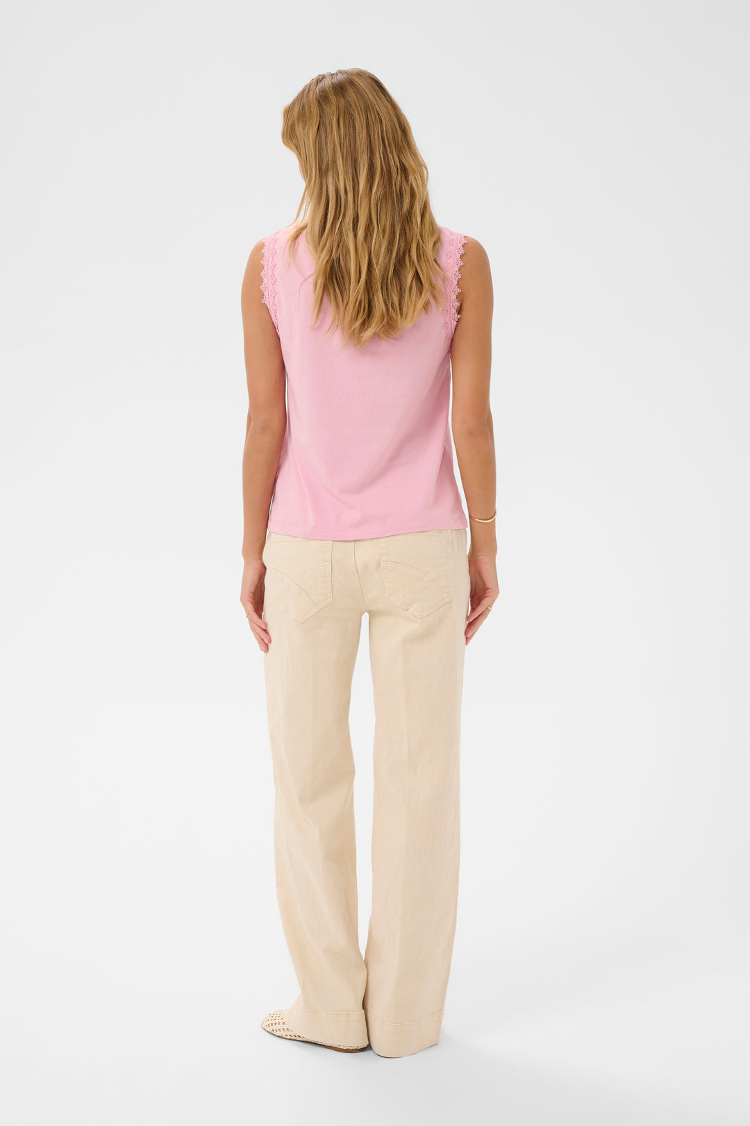 Blouse sans manches Suny - Broderie au col