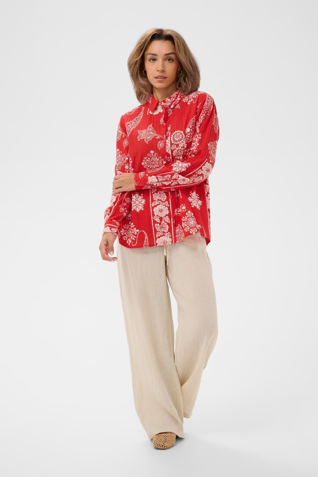 Blouse à imprimé Gianna – Coton extensible