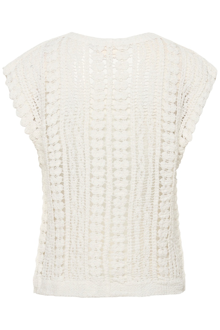 Pull en maille Tilda – Coupe droite en coton mélangé