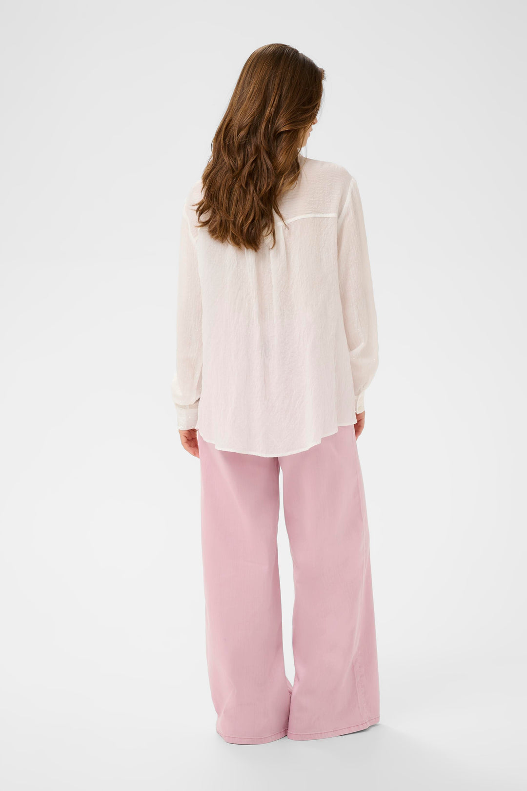 Chemise blanche fluide Jilian - Manches longues