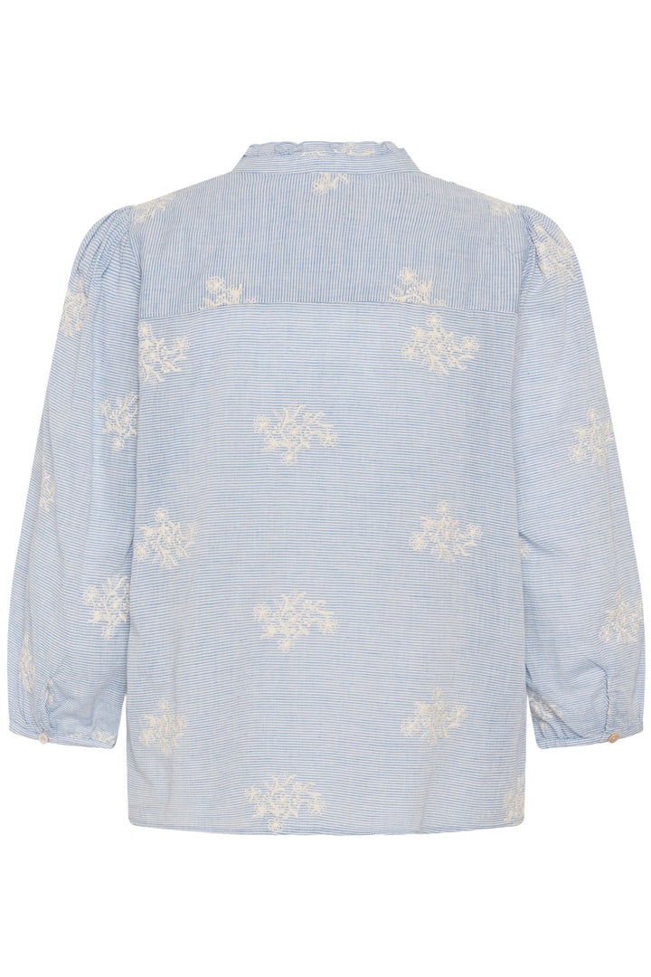 Blouse légère en coton brodé Korey
