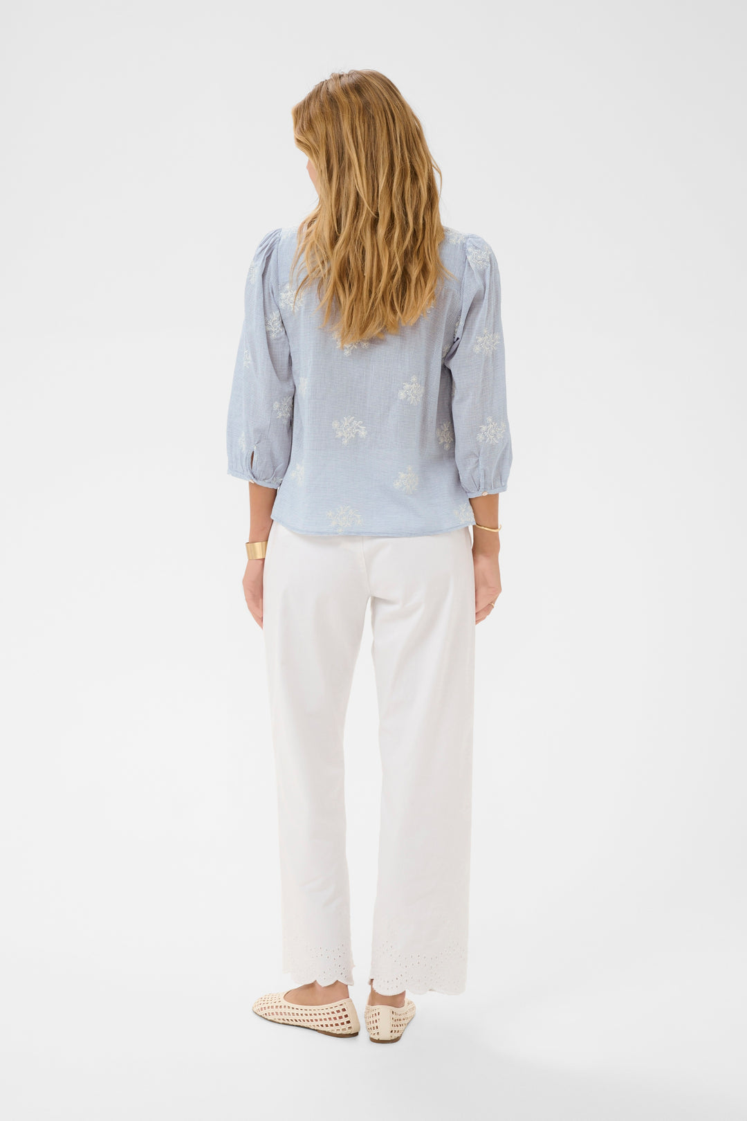 Blouse en pur coton Korey - Broderies délicates