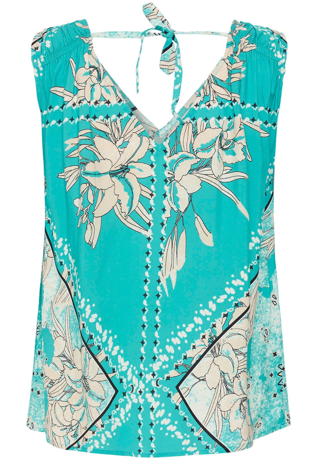 Blouse sans manches à imprimé Tiah - 100 % viscose (LENZING™ ECOVERO™)