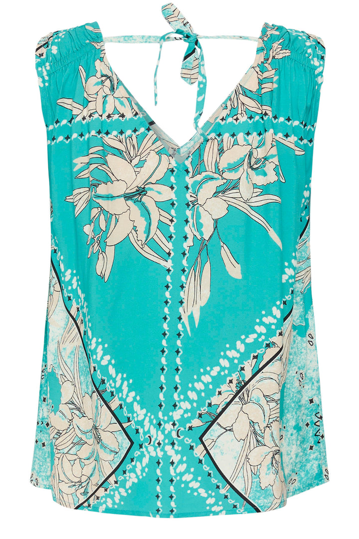 Blouse sans manches à imprimé Tiah - 100 % viscose (LENZING™ ECOVERO™)