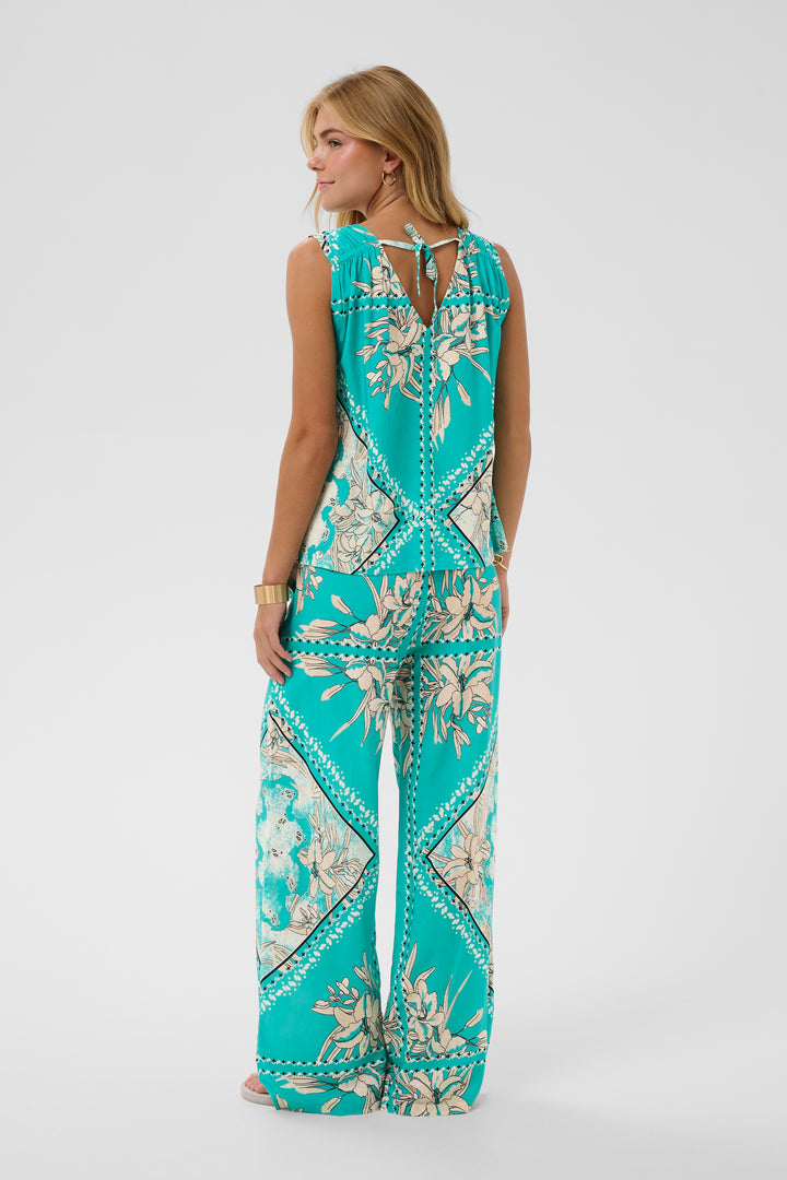 Blouse sans manches à imprimé Tiah - 100 % viscose (LENZING™ ECOVERO™)