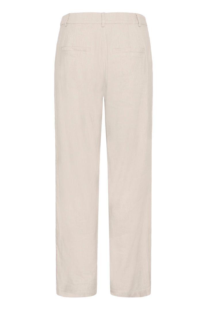 Pantalon en lin mélangé June - Coupe droite confortable
