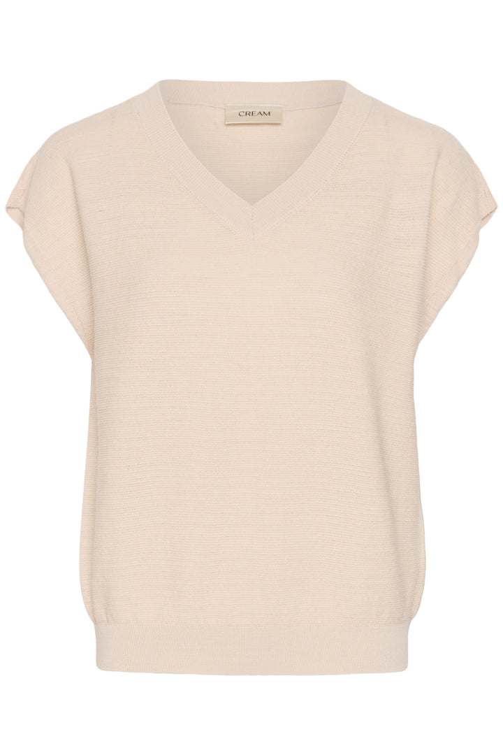 Haut manches courtes Evisa - Maille en lin et coton