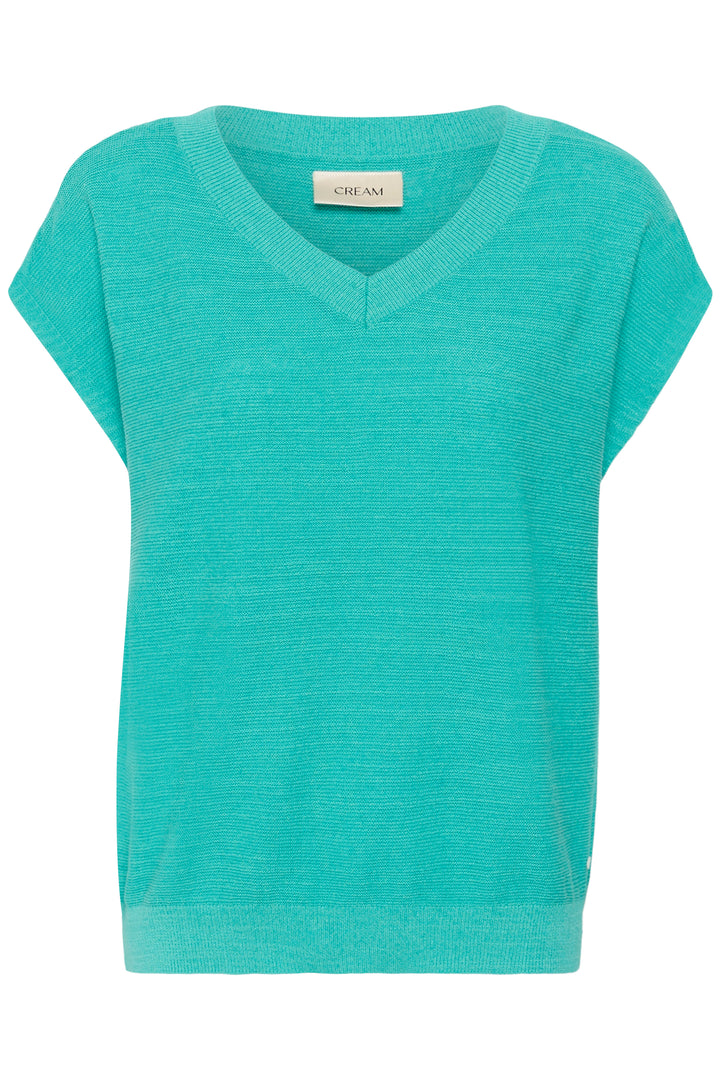 Haut manches courtes Evisa - Maille en lin et coton