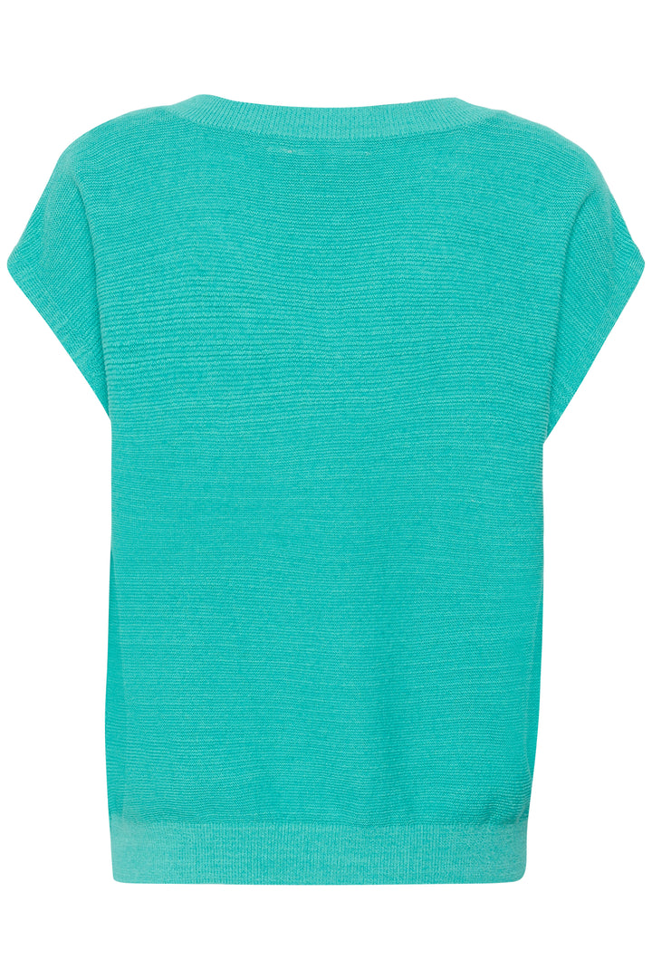 Haut manches courtes Evisa - Maille en lin et coton