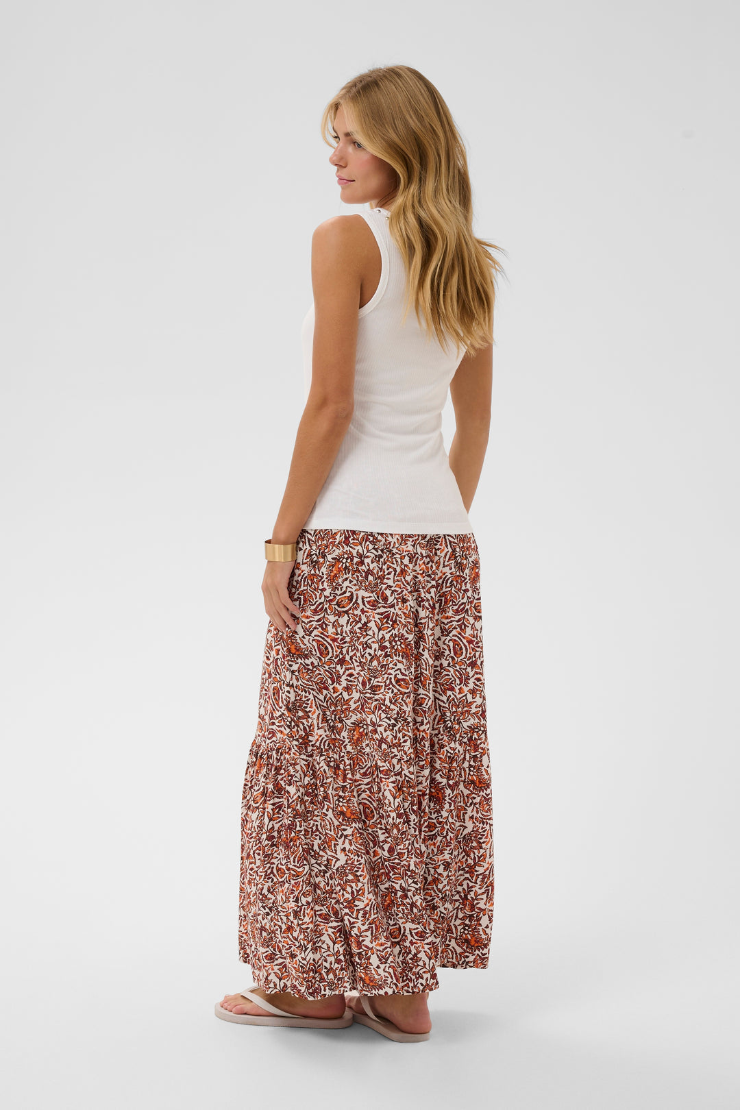 Camisole à col travaillé Ribba - Viscose LivaEco™ extensible