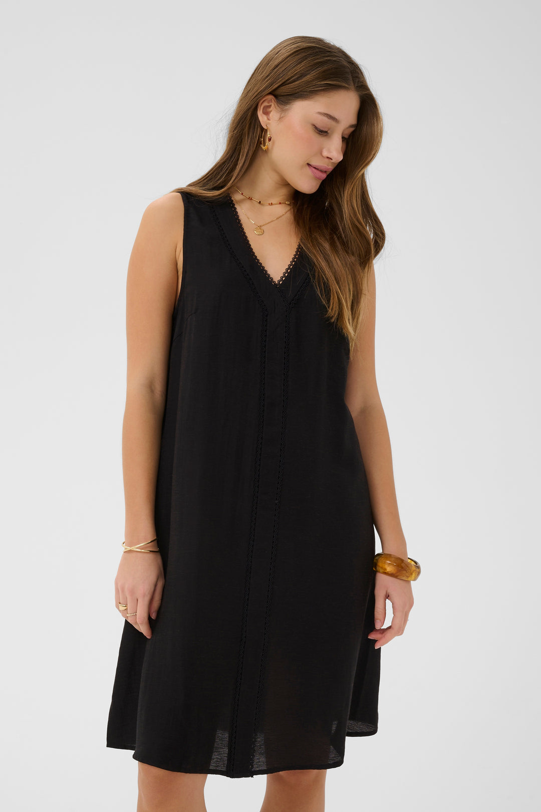 Robe sans manches Cecilia - Silhouette épurée
